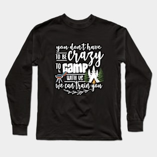 Camping Long Sleeve T-Shirt